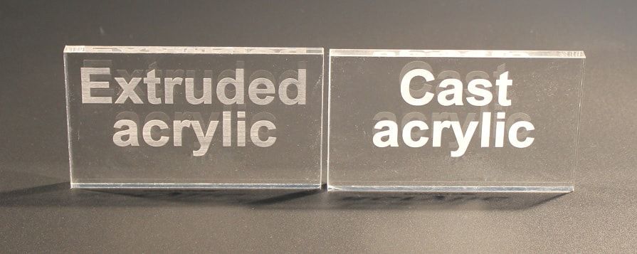 Sự khác biệt giữa acrylic đúc và acrylic đùn là gì?